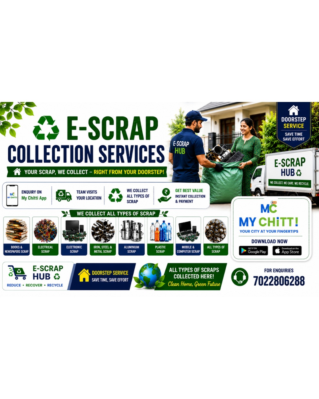🚚 Doorstep Scrap Pickup in Tirupati – Get Best Value for Your Scrap