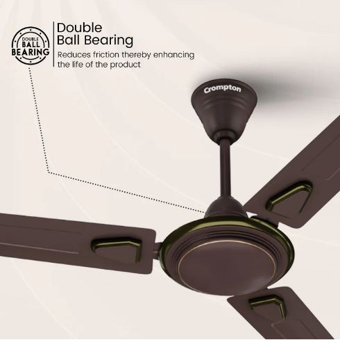 Crompton Surebreeze Super Briz Deco 1200 MM 3 Blade Star Rated Ceiling Fan