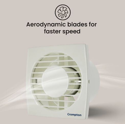Crompton Axial Air 150 MM 7 Blade Exhaust Fan