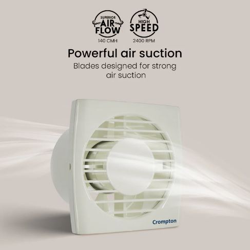 Crompton Axial Air 150 MM 7 Blade Exhaust Fan