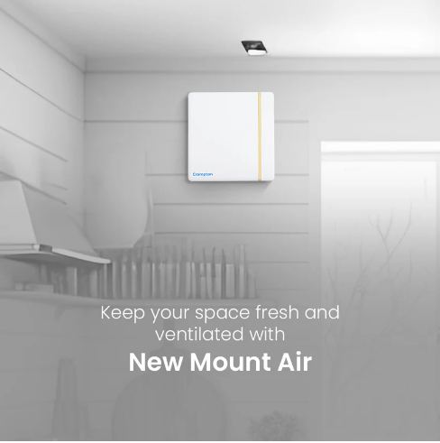 Crompton New Mount Air (White Color) 150 MM 5 Blade Exhaust Fan