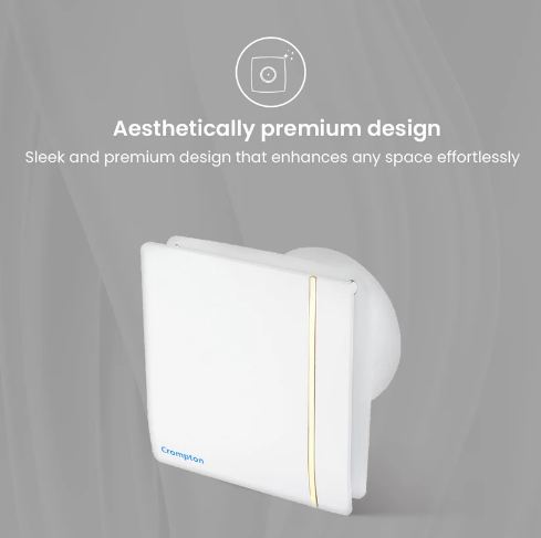 Crompton New Mount Air (White Color) 150 MM 5 Blade Exhaust Fan