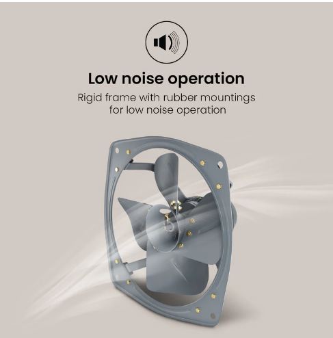 Crompton Heavy Duty (Grey) 450 MM 4 Blade Exhaust Fan