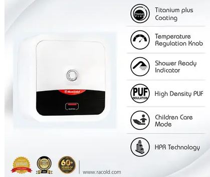 Racold Omnis R 2KW Storage Water Geyser (White)