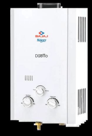 BAJAJ MAJESTY DUETTO ECO 6 L Gas Water Geyser (White)