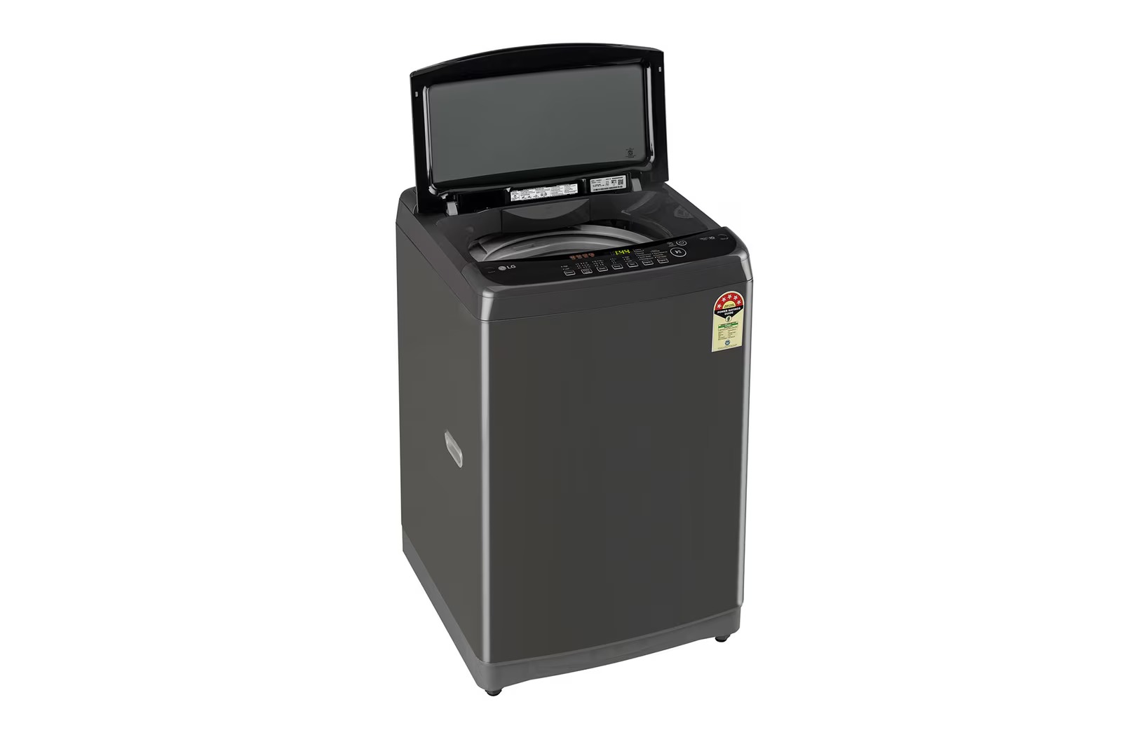 LG 8Kg Top Load Washing Machine, Smart Inverter Motor (Middle Black)
