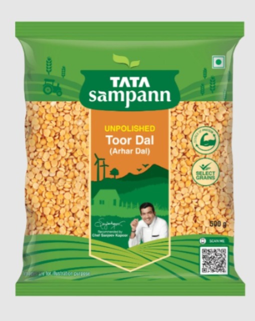 TATA SAMPANN Yellow Toor/Arhar Dal (Split) (1 Kg)