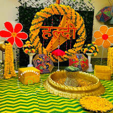 Haldi Flower Decoration