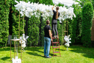 Event Stage Flower Decoration