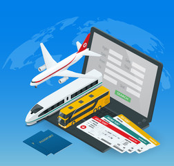 Bus & Train Tickets Booking Services