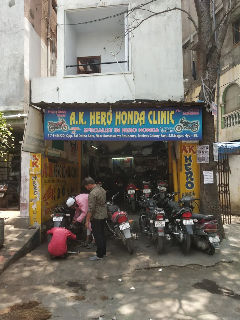 A k Hero Honda Clinic — Two Wheeler Accessories in Hyderabad, Telangana, India