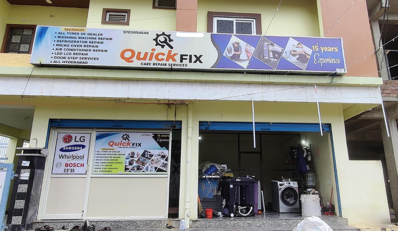 QUICK FIX CARE REPAIR SERVICES — Washing Machine Installation Services in Hyderabad, Telangana, India